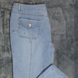 Metro Style, Straight leg, light Blue Jean's Size 18